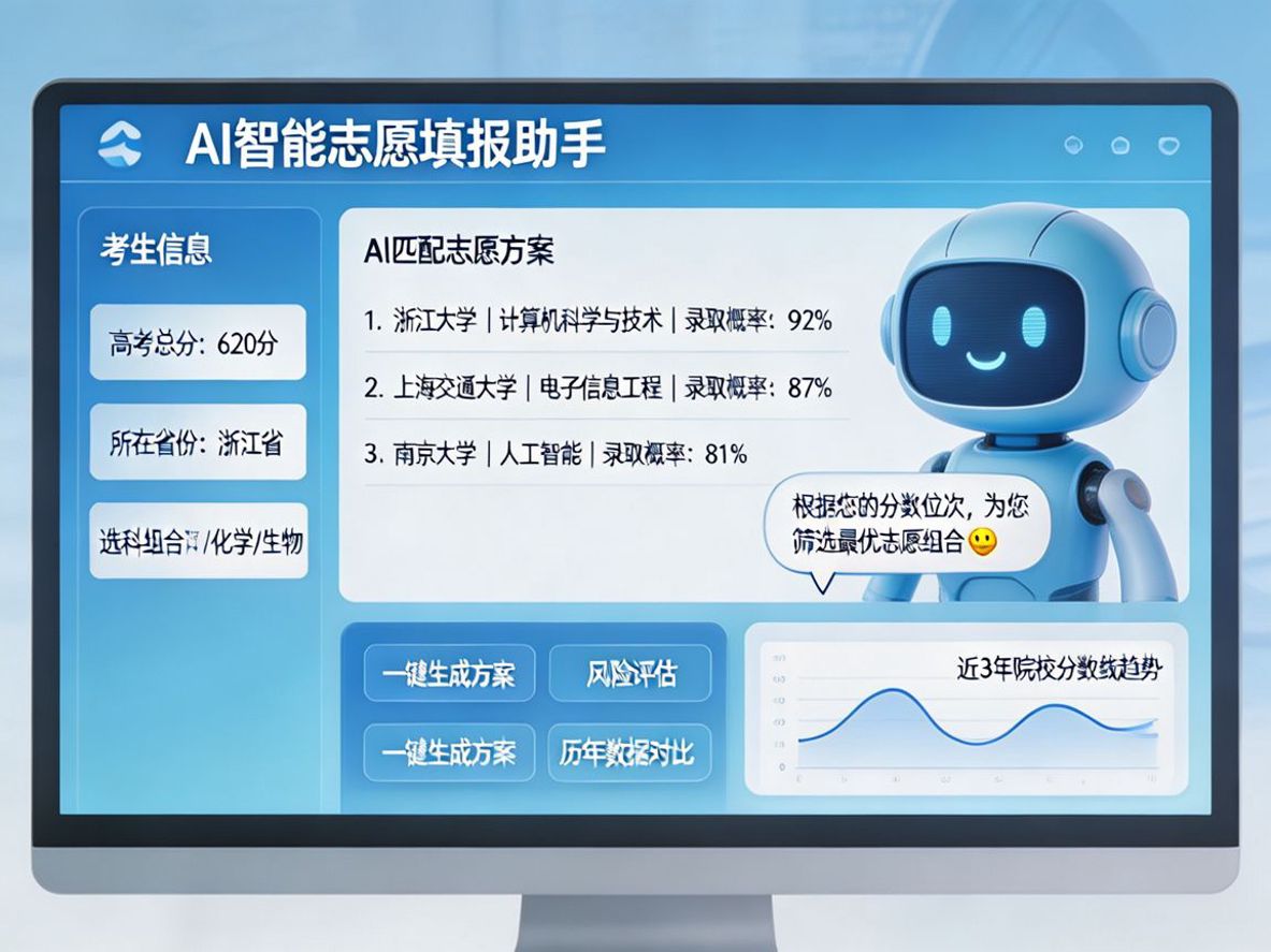 AI智能志愿填报助手